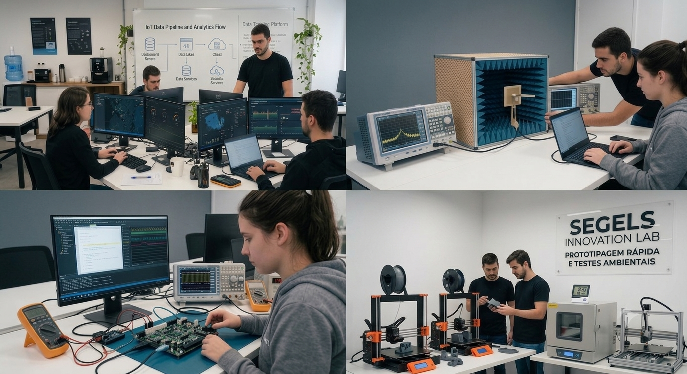 Laboratório SEGELS - Prototipagem, Testes RF, Firmware e Monitoramento